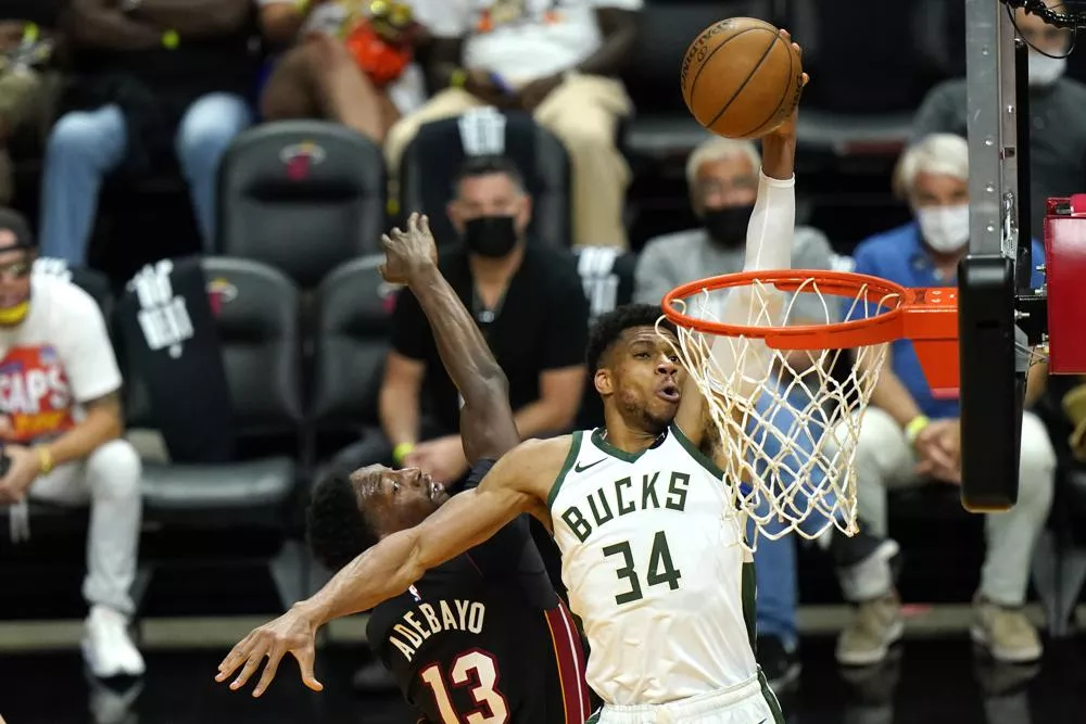 Bucks vencen a Heat y pasan a la segunda ronda de playoffs