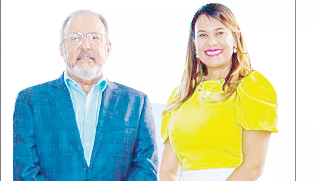 Aníbal Jiménez e Indhira Jiménez.