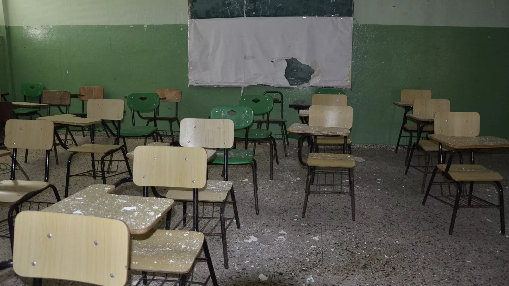 El mantenimiento ha sido nulo en las escuelas durante la pandemia