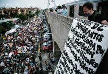 Miles de personas marchan por las calles de Nueva York a favor de Palestina