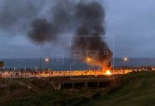 Migrantes marroquíes protagonizan disturbios cerca de la frontera con Ceuta