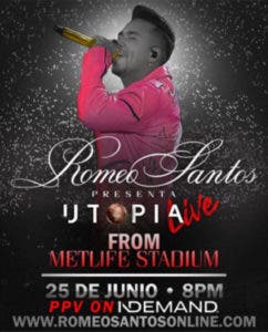 Romeo Santos lanzará dos filmes sobre su vida y música, el 25 de junio