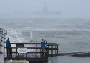 Tormenta tropical Claudette toca tierra en la costa norte del Golfo de México