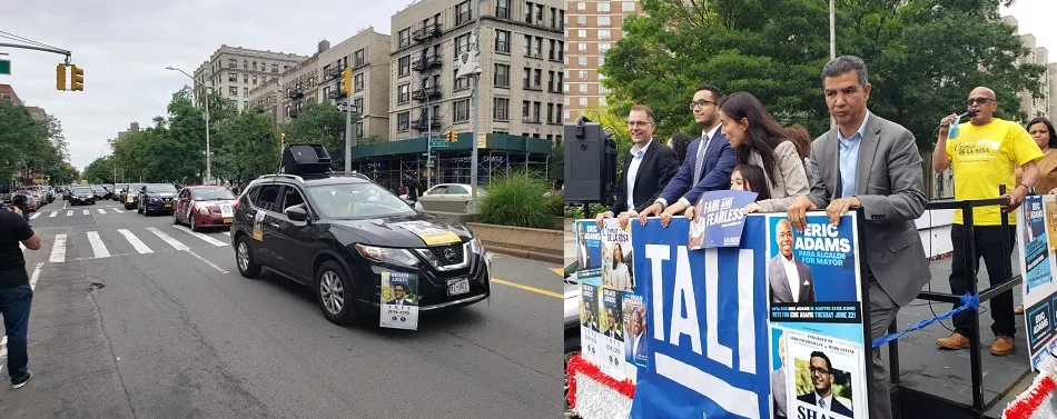 Candidatos dominicanos efectúan en Alto Manhattan “Caravana de la Victoria”