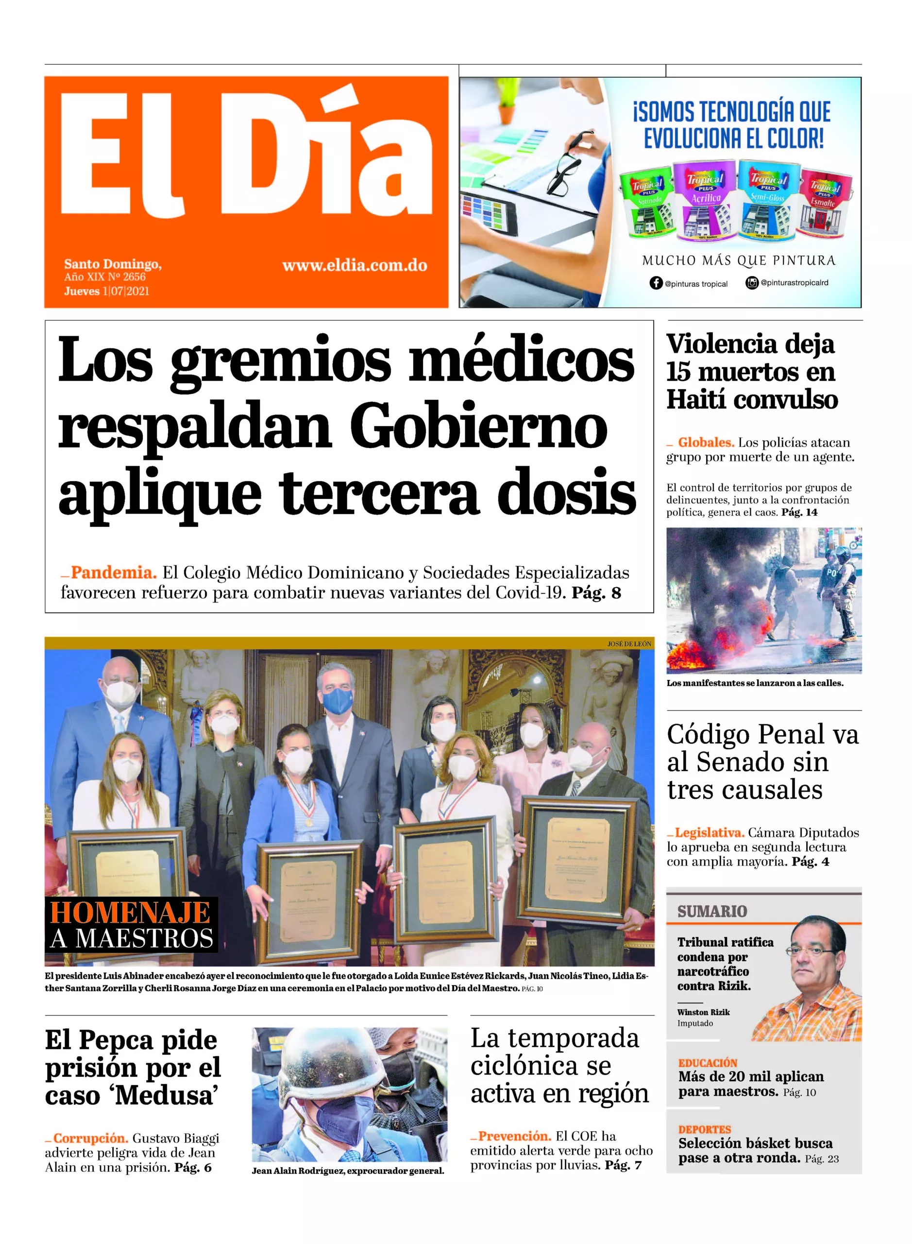 Portada impresa