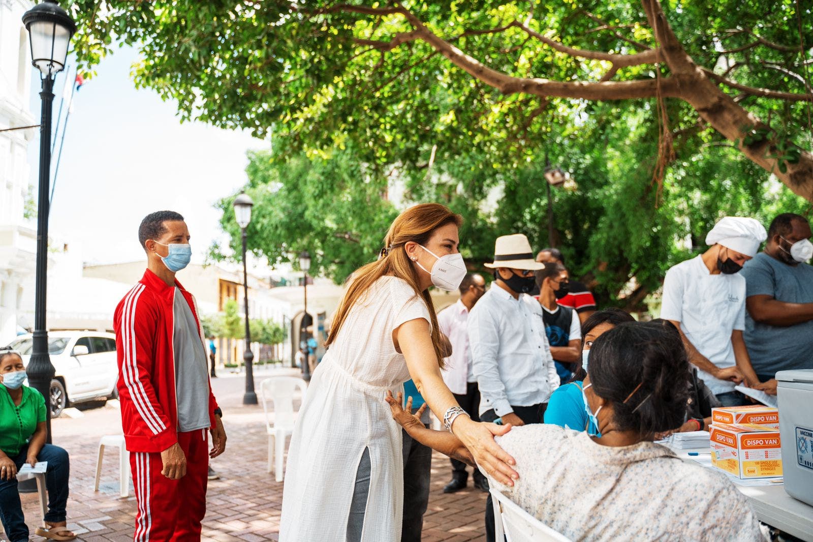 Carolina Mejía destacó como exitosa jornada de vacunación comunitaria en el DN