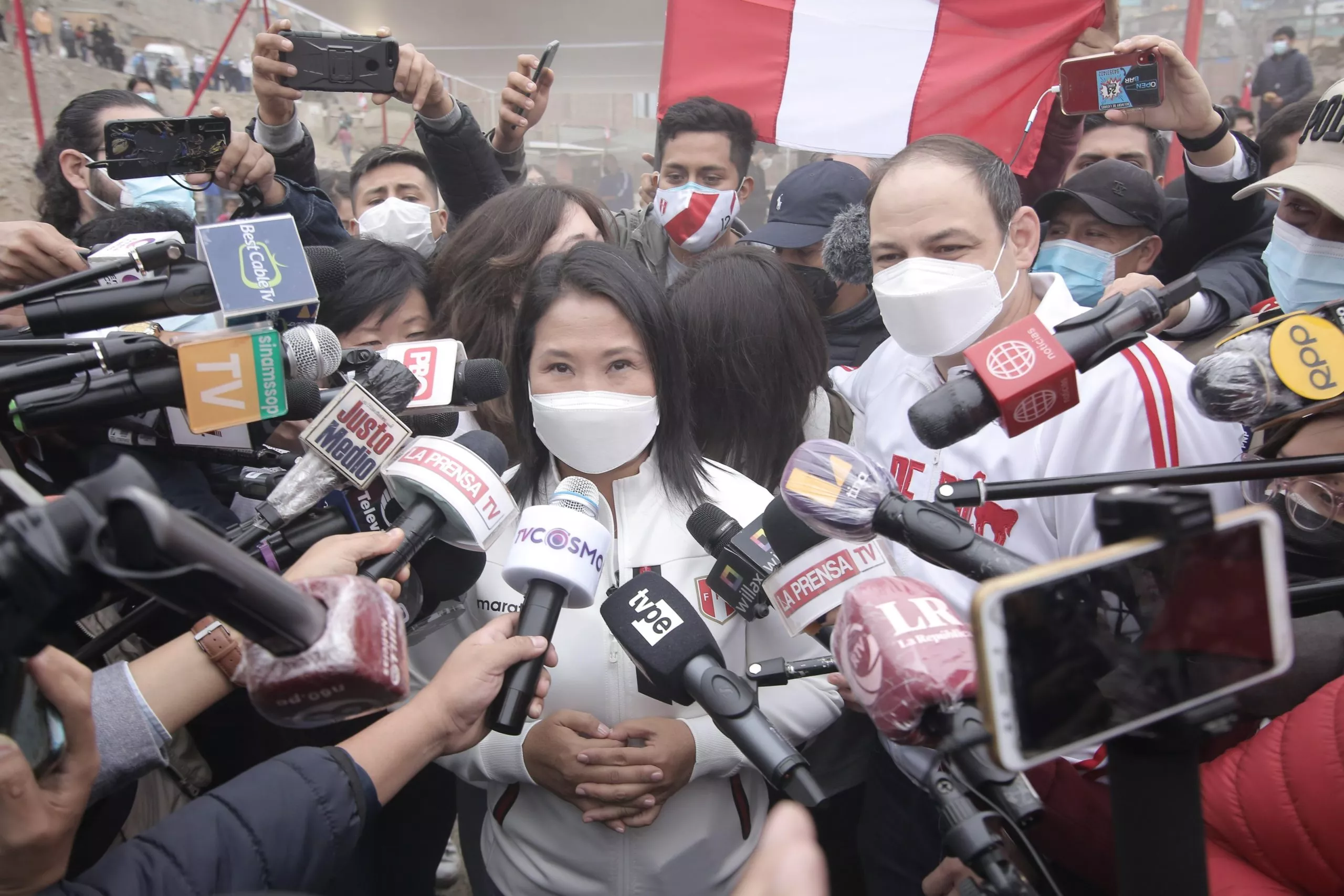 Keiko Fujimori asegura que respetará la voluntad del electorado