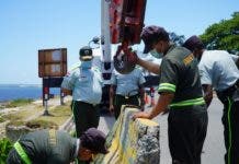 Colocan muros en el Malecón para evitar accidentes de tránsito