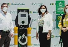 Banco Caribe inaugura una estación Evergo en Santiago