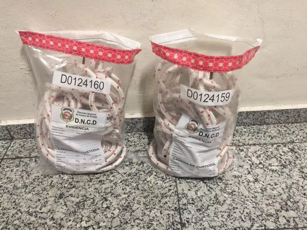 Ocupan cocaína en interior de sogas serían enviadas a Miami por el AILA