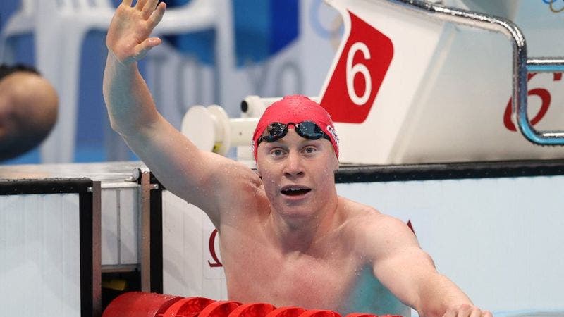 Tokio 2020: el nadador que se contagió dos veces de coronavirus y ganó una medalla de oro