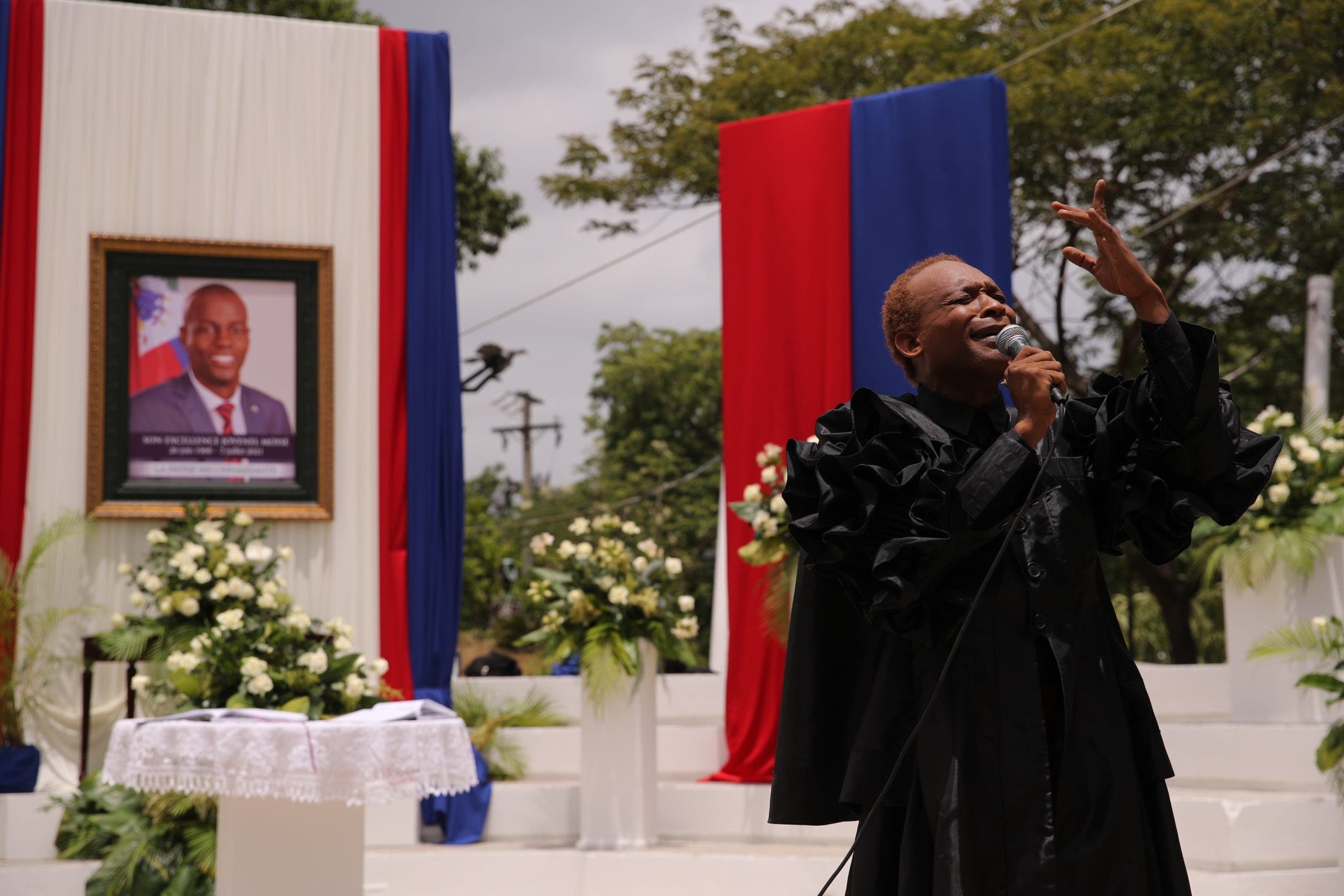 Homenajes en honor al presidente asesinado Jovenel Moise en Puerto Príncipe