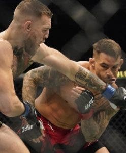 Dustin Poirier vence a Conor McGregor tras una lesión en primer round