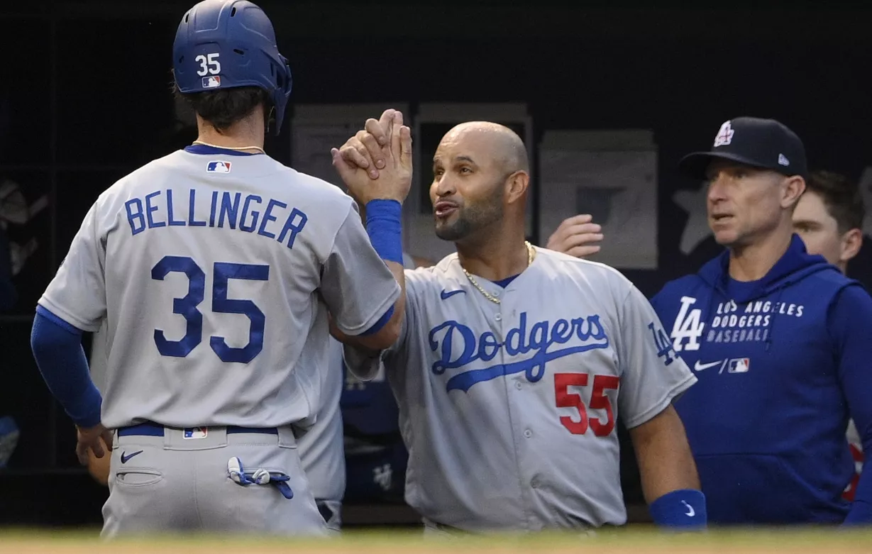 Albert Pujols sorprende con gran energía en los Dodgers