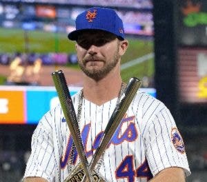 Pete Alonso volvió a  ganar   contienda  jonrones