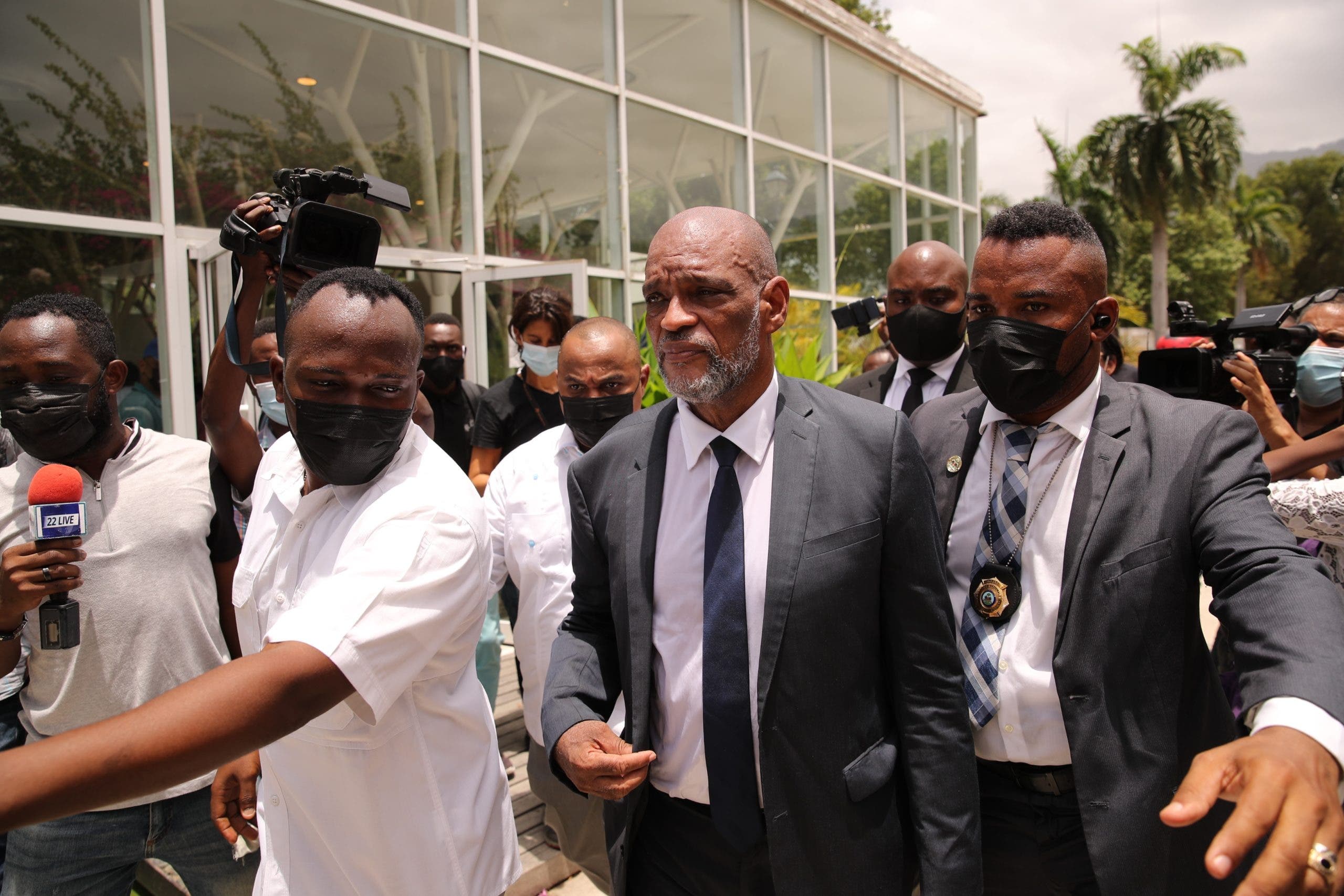 Homenajes en honor al presidente asesinado Jovenel Moise en Puerto Príncipe