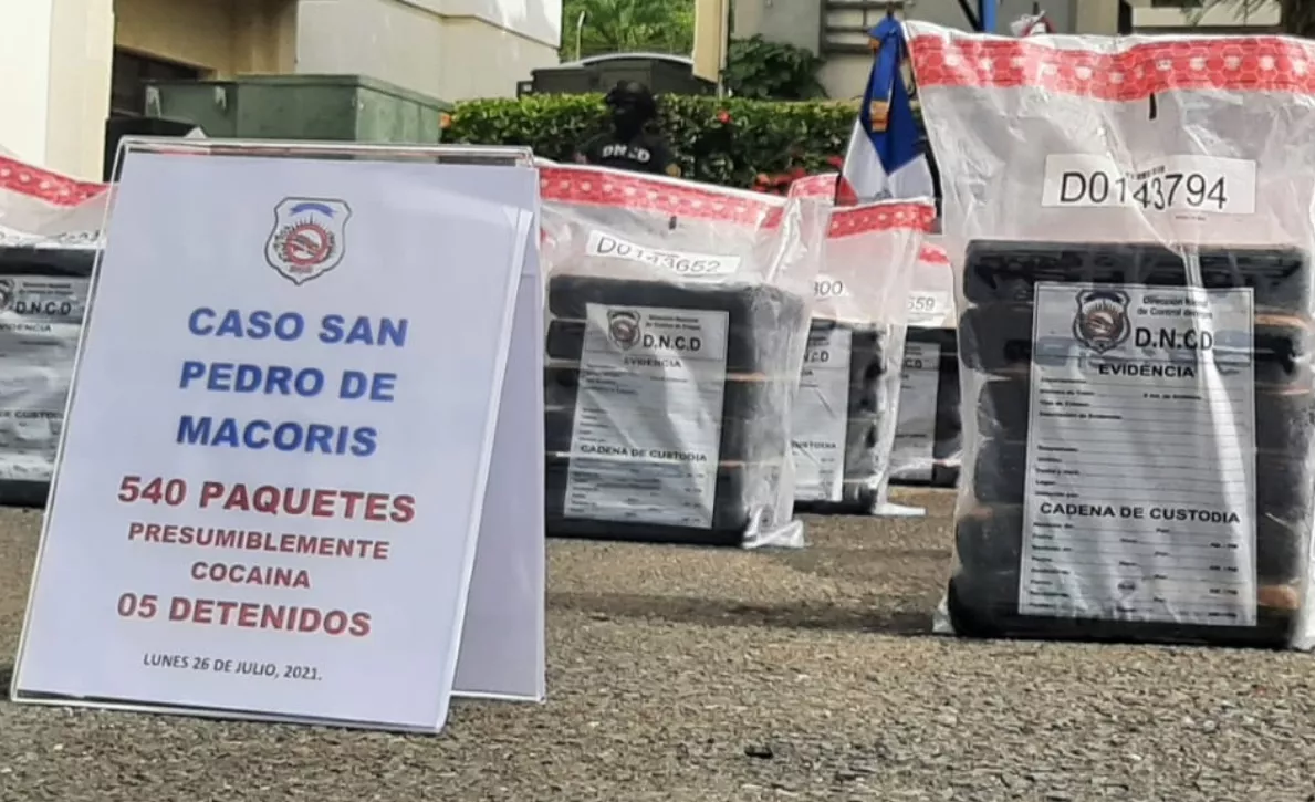 DNCD ocupa más de 1,500 kilos de cocaína en julio