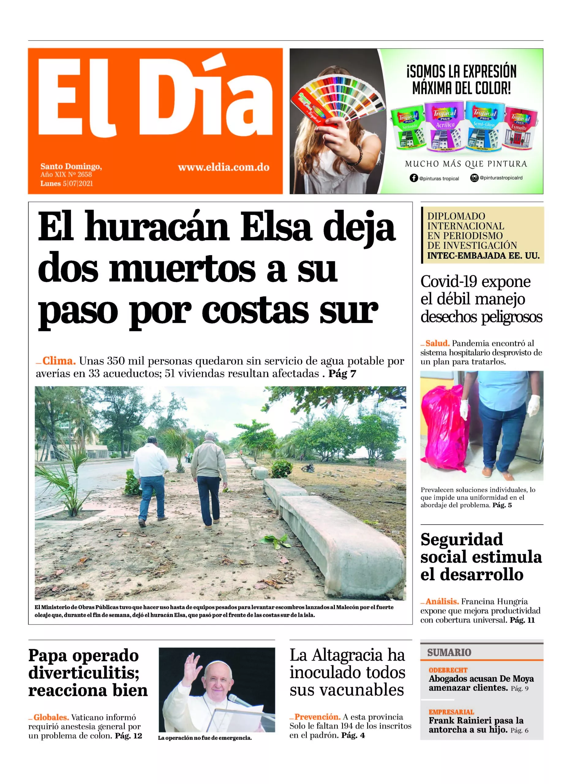 Portada impresa