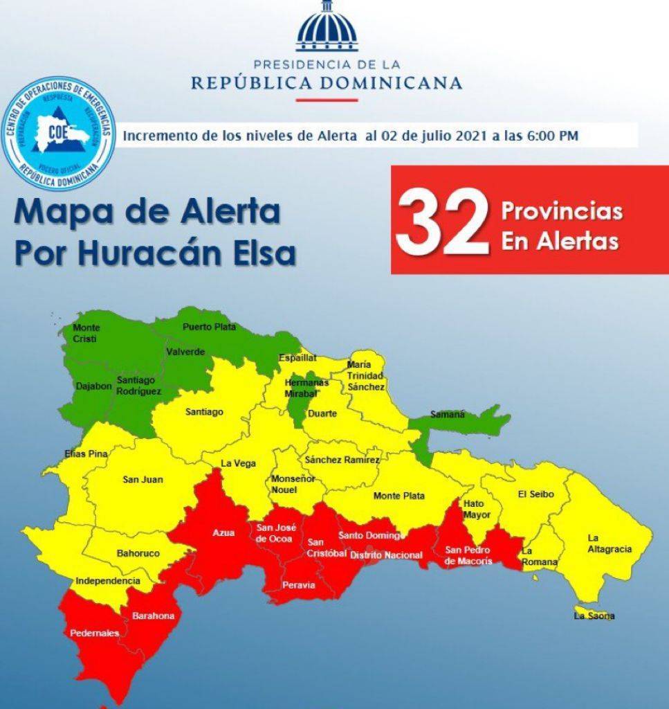 El COE eleva las provincias en alerta Roja y Amarilla, disminuye las Verde - Vimarsana News