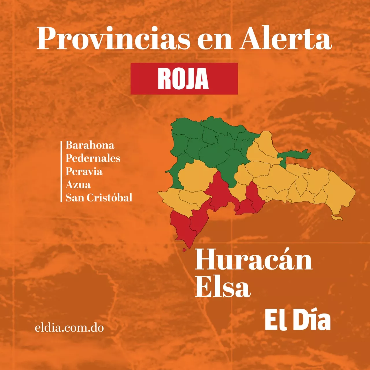 El país bajo alerta ante el posible paso del huracán Elsa