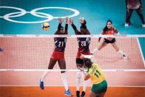 Las Reinas del Caribe caen 3-2 ante Brasil en Juegos Olímpicos