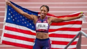 Olímpicos de Tokio: el récord de once medallas de Allyson Felix en atletismo