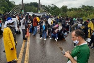 Inmigrantes con paso a Panamá y Colombia