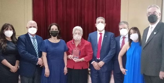 Miembros de la directiva de la Academia Dominicana de Medicina.