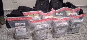 DNCD incauta 45 kilos de cocaína en Aeropuerto Internacional de las Américas