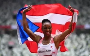 Camacho-Quinn logra oro en 100 metros vallas en olimpíadas para Puerto Rico