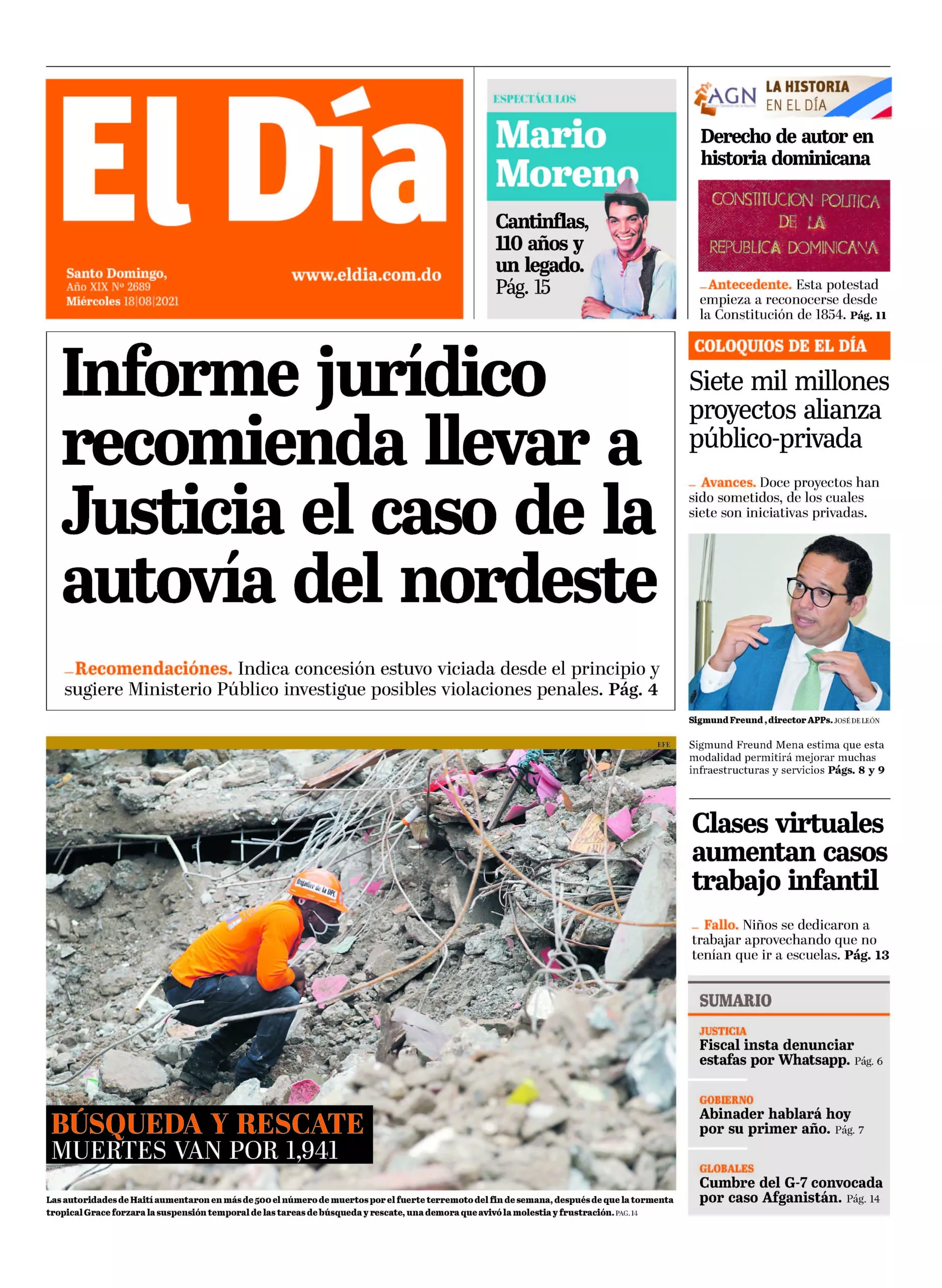 Portada impresa