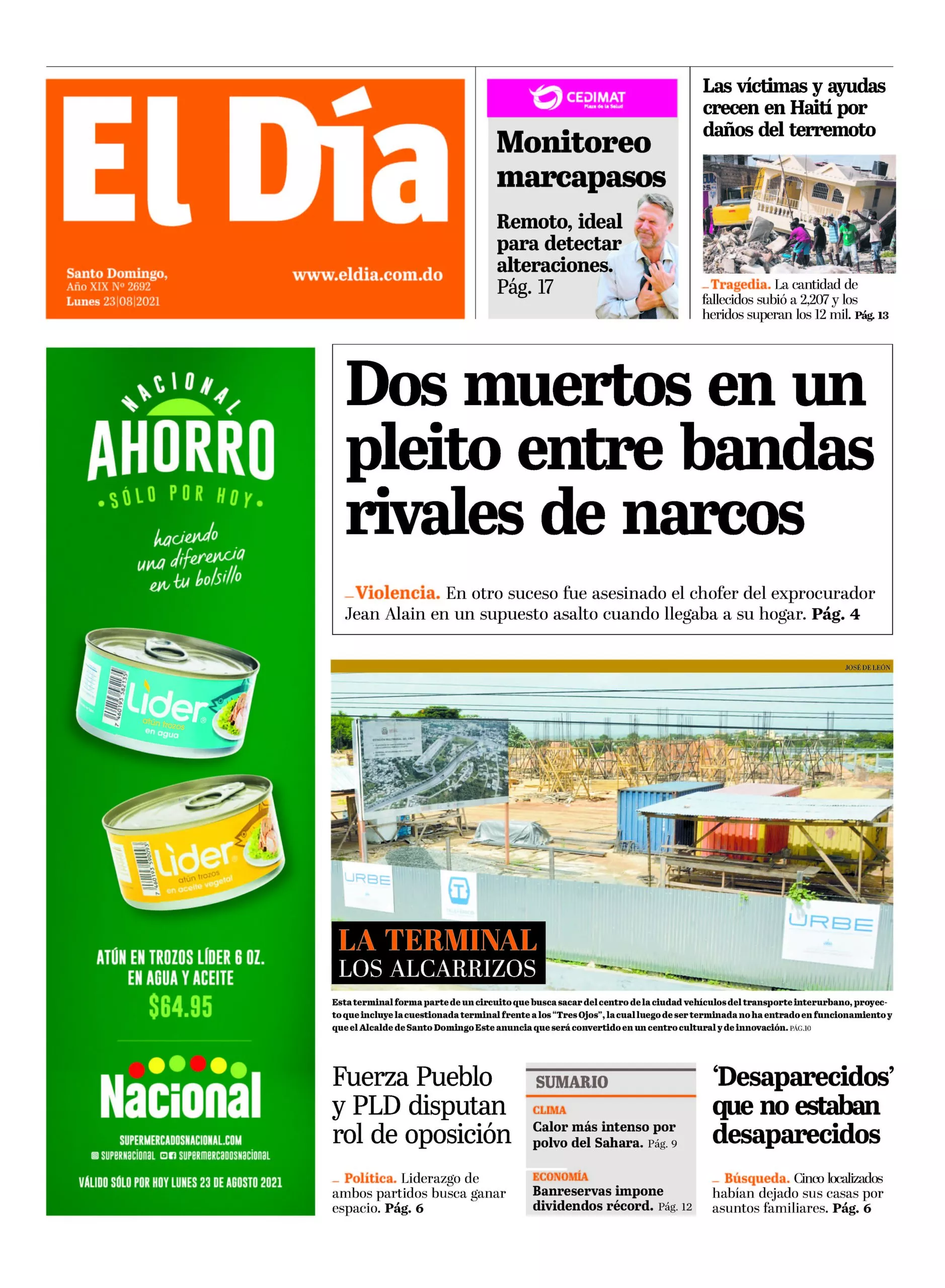Portada impresa