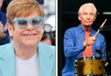 Elton John dice que Charlie Watts fue el “mejor batería