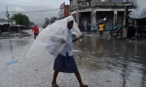 Fuertes lluvias caen en la zona más afectada por el terremoto en Haití