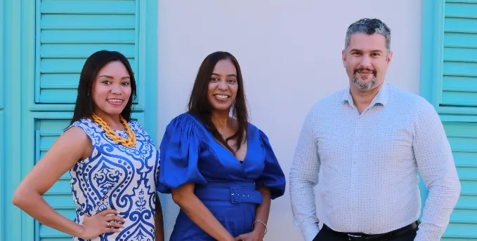 Aymeé Rosa, Marisol Fermín y Jose Abel López.