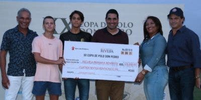 Escuela recibe donativo por parte de la XX Copa de Polo Don Pedro