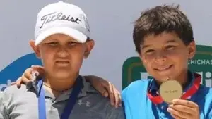 Kevin Rodríguez y Stefania Mosyagina triunfan en torneo golf