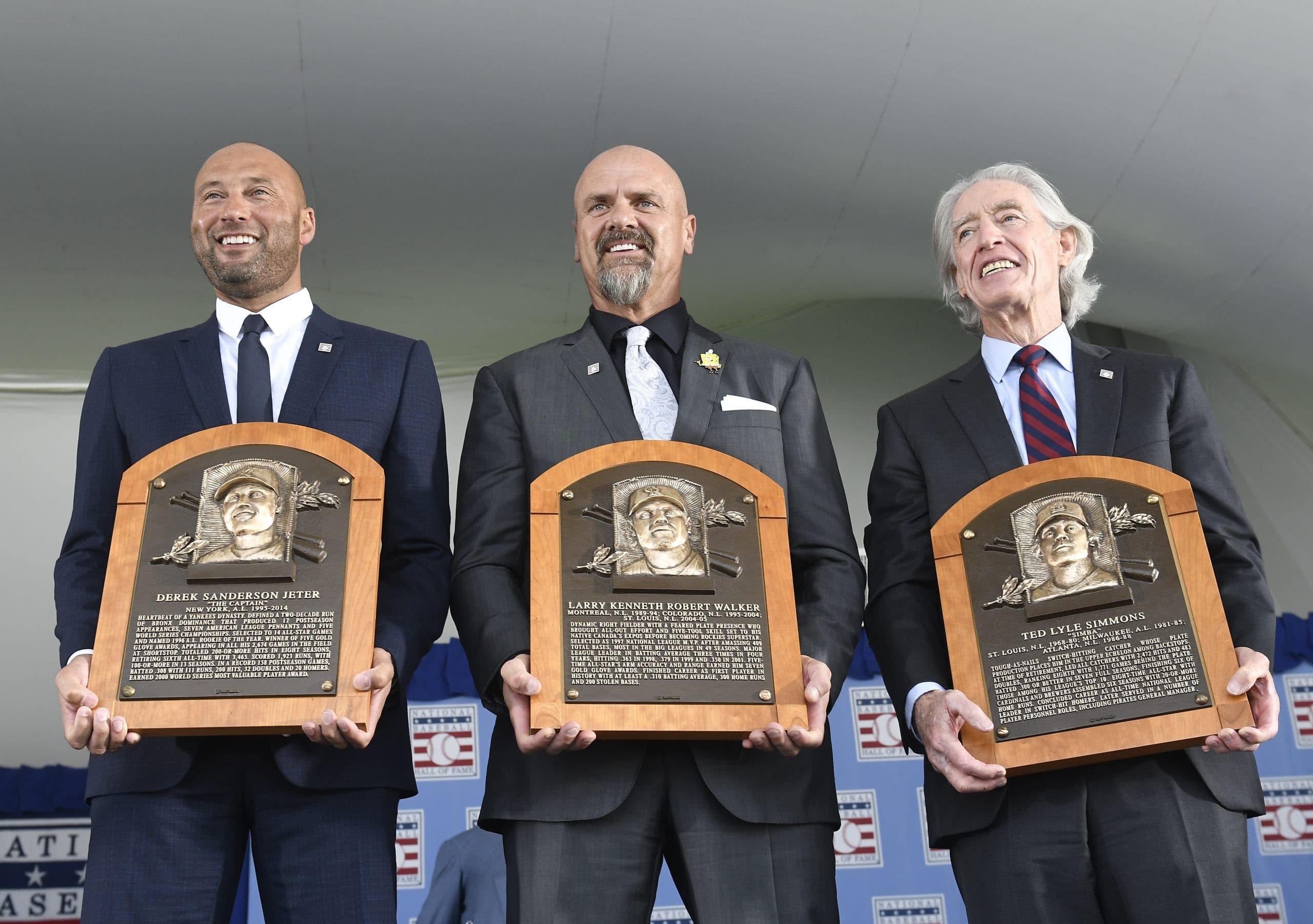 Jeter, Walker, Simmons y Miller ya están junto a las leyendas del béisbol