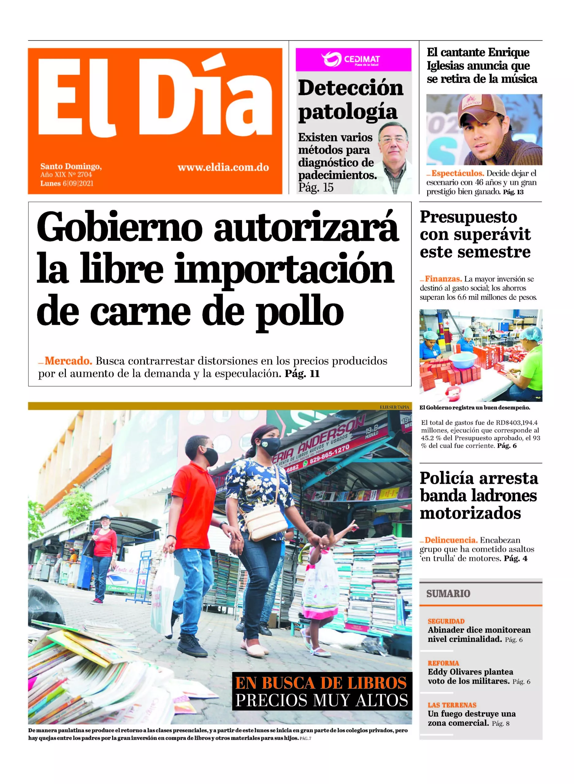 Portada impresa