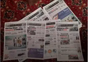 La prensa en Kabul desaparece con la llegada de los talibanes