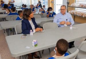 Director INABIE supervisa entrega y calidad desayuno escolar en primeras dos semanas de docencia