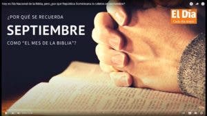 Hoy es Día Nacional de la Biblia