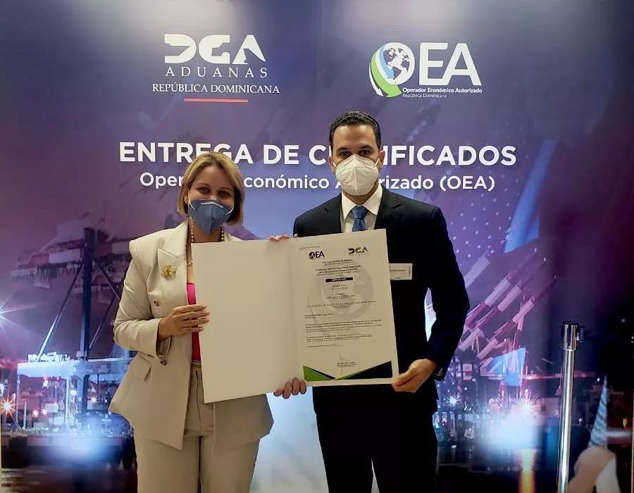 DGA y la OEA certifican a lotería Loteka como operador económico autorizado en el país