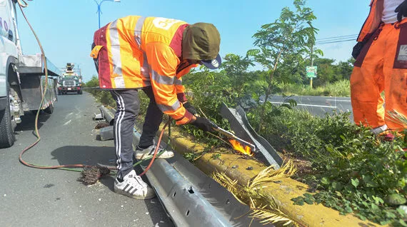 MOPC inicia plan de reparación y sustitución de barandas de seguridad en las principales carreteras