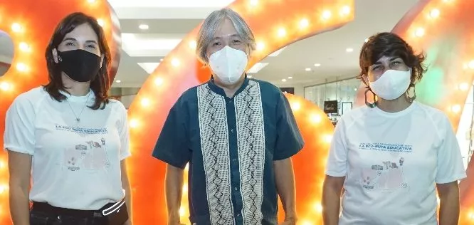 Gibel Orsini, Yuan Fuei Liao y Paola Tineo.