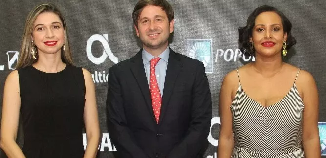 Marianna Vargas, Gregory Quinn y Zumaya Cordero.