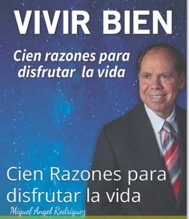 Libro Buen vivir de Miguel Ángel Rodríguez logra buena venta en Amazon