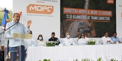 Obras Públicas inicia construcción de carreteras en María Trinidad Sánchez
