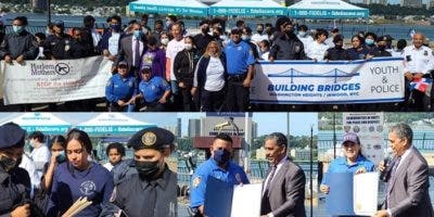 Policías y comunidad juntos Alto Manhattan; Congreso reconoce agentes