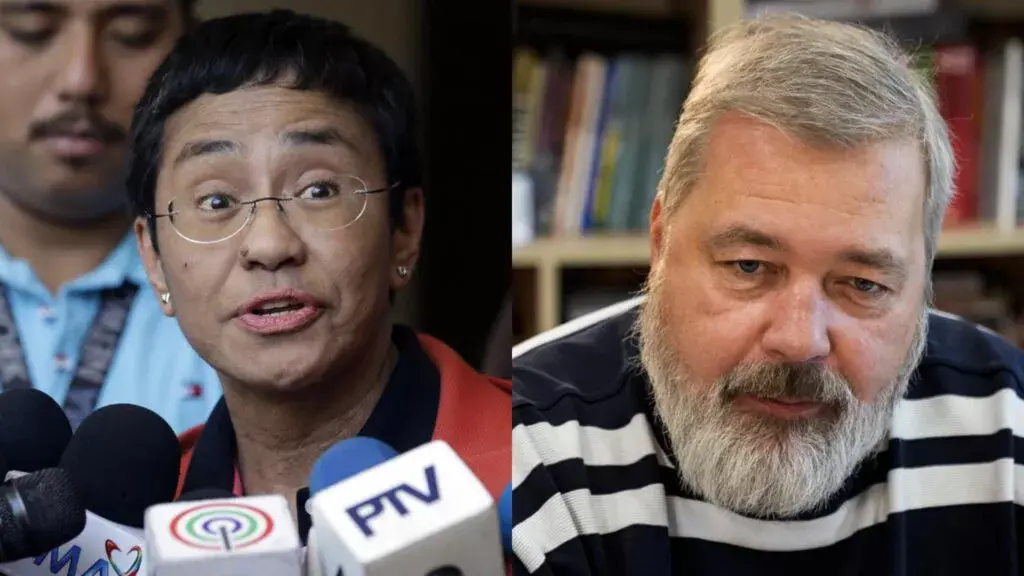 Periodistas de Filipinas y Rusia ganan el Nobel de la Paz